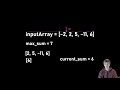 Kadane's Algorithm - Maximum Sum Subarray (Amazon Coding Interview Question)