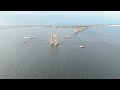 Francis Scott Key Bridge drone shots