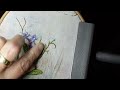 Forget-Me-Nots. Learn how to do Petal Stitch. Page 4 in the Fabric Flower Book