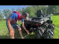 CanAm 6x6 450 With 10 Wheels In The Lake! Will It Sink??