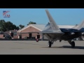 F-22 Raptor Stealth Fighter Amazing Aerobatics Demo Flight