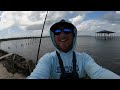 Fishing a BLUE CRAB! under a BROKEN PIER and I Caught THIS.....