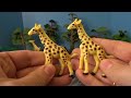Adventure Force Safari & Ocean Animal Figures Diorama With Water Slime- Learn Animal Names