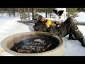 Arctic survival dude nearly dies.