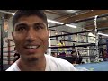 ROBERT GARCIA SPARRING HIS FIGHTER WHO SAYS HE BEATS ALL MEXICANS EsNews Boxing