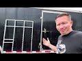 Building a New Car Hauler Part 1. New Aluminum Door