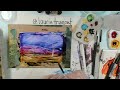 Alcohol Ink Landscape Painting with Easy Steps