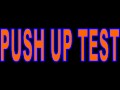 Push Up Physical Fitness Test