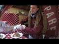 Street Food in Bratislava, Slovakia. Best Food at 'Hviezdoslav Square Christmas Market'