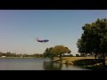 Southwest Airlines landing at Love Field