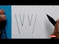2d Drawing Capital Letter A To Z / How To Draw Alphabet Lettering A Z Easy Simple For Beginners
