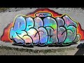 RESAKS - ☀️ I make a Graffiti with 750 Stickers that Change Color with the Sun ☀️
