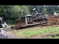 D7N WW2 Dozer filling in hole at Capel 2024