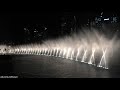 The Dubai Fountain Dancing to Michael Jackson Thriller