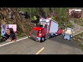 ¡RUTA EN CARRETERAS EXTREMAS CON 12 CAMIONES! | American Truck Simulator