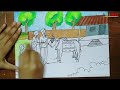 Bail Pola Drawing | Bail Pola Festival Drawing | Pola Drawing | Drawing of Pola