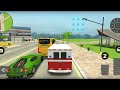 Bus driving transport police service car public  games  go to town 6 gameplay video