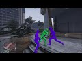 Funny GTA Online Moments - Purple Aliens Trolling Green Aliens Compilation