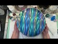 #481 Absolutely Stunning Resin Wave Tray With Holographics!