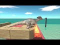 Escape from a Collapsing Bridge - Animal Revolt Battle Simulator