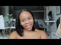 Natural Middle Part TRADITIONAL Sew-in | VERY Minimum Leave Out | Flat BRAIDING PATTERN & Install