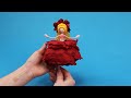 How beautiful and easy it is - DIY a flower fairy doll!