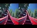 3D Roller Coaster 05 VR Videos 3D SBS [Google Cardboard VR Experience] VR Box Virtual Reality Video