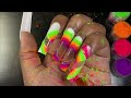 Rainbow Heart Nails | Pigment Nail Art