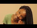 How to Crochet Box Braids On Yourself Tutorial: LOOKS REAL! FAST!