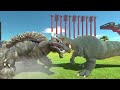 Anguirus in Battle with All Dinosaurs of Arbs - Animal Revolt Battle Simulator