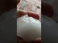 Baseball+ size hail in Wylie, Texas 2016/04/11. Dallas DFW