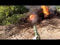 Kendall Gray with flamethrower part 1
