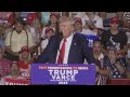 FULL SPEECH: Former President Donald Trump speaks at campaign rally in Pennsylvania