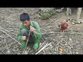 The craft of weaving baskets from bamboo