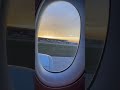 Window view of air plane landing in Beijing international airport-Part 1