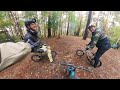 MINI BIKE DOWNHILL ENDS BADLY!!