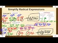 Simplify Radical Expressions