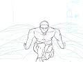 Winged Priest rough animation
