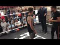 Pound-for-pound No.1 Vasyl Lomachenko shows off his tricks of the trade to London amateur boxers