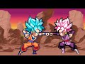 stick nodes Goku blue vs Goku black Sprite animations