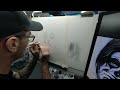 Airbrush step by step Sugar Skull part 1