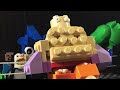King Hippo Lego Punch Out! How to Knock Crown Off (Stop Motion)