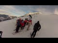 Chute sur les pistes de Valmorel