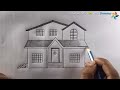 How to draw a Tinny House || #house drawing