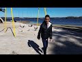 A Windy Day on the Lake, with my Son.