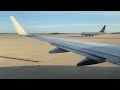 American Airlines Boeing 737-800 Pushback, Taxi and Takeoff from Washington DC (IAD)