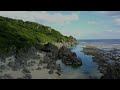 Okinawa Japan, by drone.  Scenic Relaxation Film With Calming Music
