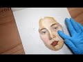 Overcoming Bad Art Days | Oil Pastel Portrait Painting | Paint With Me