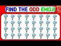 FIND THE ODD EMOJI OUT by Spotting The Difference! 90 #emoji #puzzle #emojichallenge#oddoneemojiout