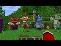 JJ and Mikey Found 4 Ways to Steal TREASURE From Joy , Disgust , Anger security Houses Minecraft